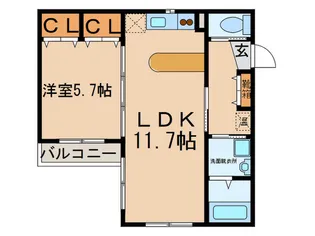 Ys canard【3階】の間取り