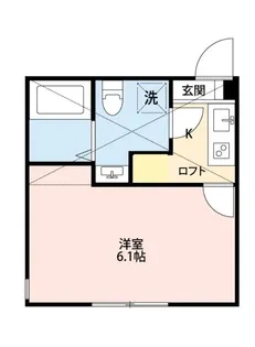 アザーレキュリオス生田【1階】の間取り