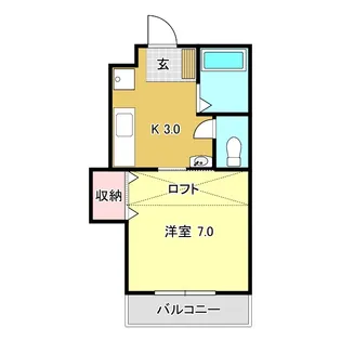 ジョイシティ【3階】の間取り