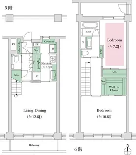 クレセントマンションの間取り