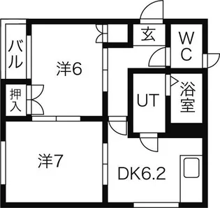 フェアリー 5番館【1階】の間取り