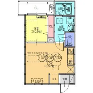 F+style藤井寺道明寺2号館【3階】の間取り