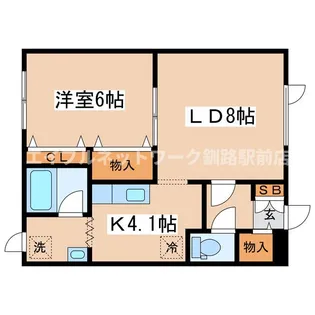 対馬マンション(米町)【2階】の間取り