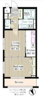 ルミエール中町【3階】の間取り