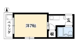 コーポ新道【3階】の間取り