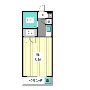 シャルム西畑【4階】の間取り