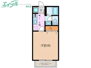 サン FRIENDS芳ヶ崎 B棟【1階】の間取り