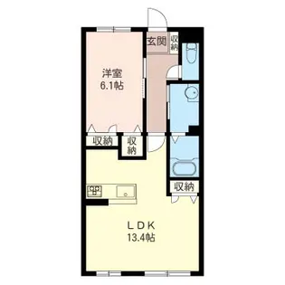 シルフィードA【2階】の間取り