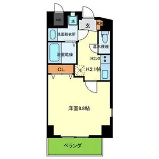 大阪府寝屋川市早子町【マンション】の間取り