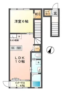 静岡県浜松市中央区領家3【アパート】の間取り