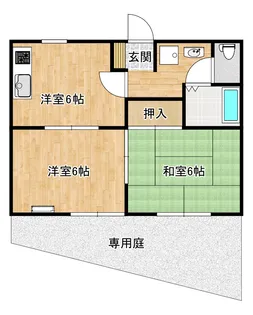 高知県高知市一宮東町2【アパート】の間取り