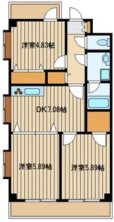 埼玉県新座市栄3【マンション】の間取り