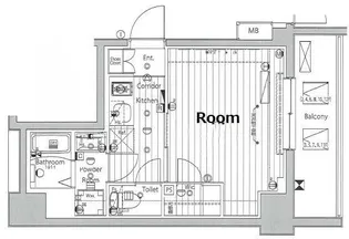 東京都品川区豊町1【マンション】の間取り