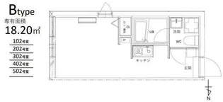 Ludens五反野FR【2階】の間取り