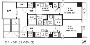 アセット大森【3階】の間取り