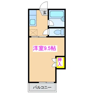 グリーンハウス【3階】の間取り