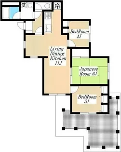 川崎市麻生区上麻生5丁目マンション【5階】の間取り