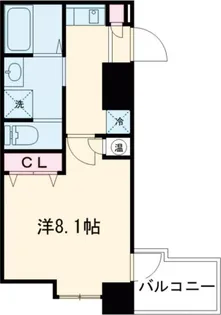 エヌエムキャトフヴァンサンク【2階】の間取り