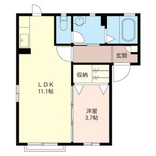 サンクレイドル63III【1階】の間取り