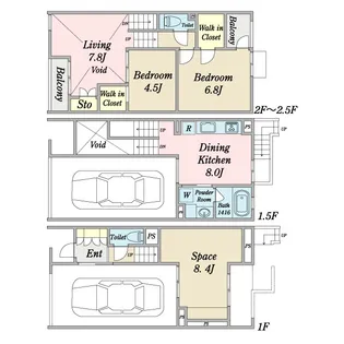 7thAvenueRegaloの間取り
