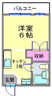 へーベルメゾン北馬込【3階】の間取り