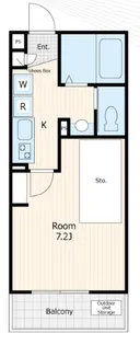 リュエル恵比寿【2階】の間取り