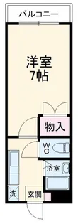 栄田六番館【1階】の間取り