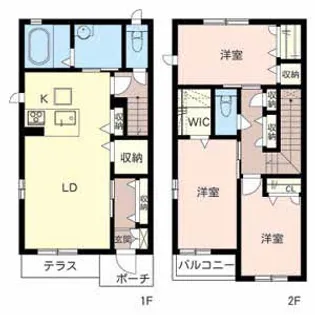 大阪府豊中市南桜塚1【一戸建】の間取り