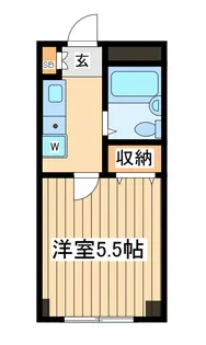 ロベリア六番館【3階】の間取り