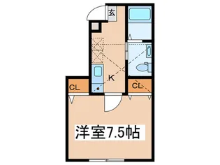 Lunaris Ebina【1階】の間取り