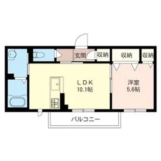 クロシェットVIII【2階】の間取り