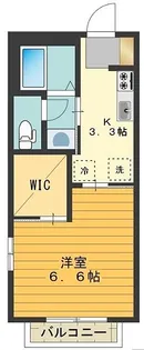 東京都八王子市大横町【アパート】の間取り