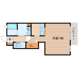 リジェールマレII【1階】の間取り