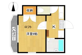 MAPLE RESIDENCE【1階】の間取り
