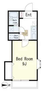 リッツクレール【1階】の間取り