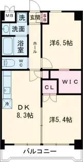 アンソレイユ氷川台【3階】の間取り