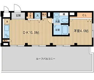 東京都品川区西五反田5【マンション】の間取り