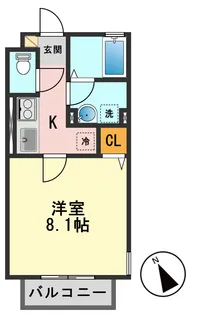 東京都江戸川区北小岩3【アパート】の間取り