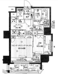 ウィルローズ市谷柳町【3階】の間取り