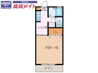 ポートサイド【1階】の間取り