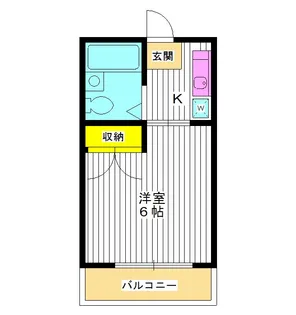 東京都練馬区小竹町1【アパート】の間取り