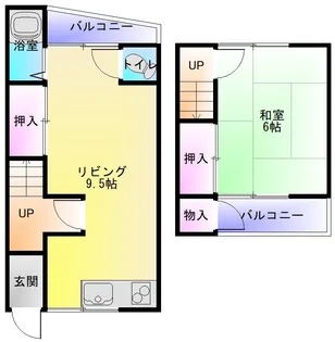 大阪府八尾市太田5【一戸建】の間取り