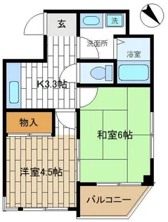 コスモタウン千代田【7階】の間取り