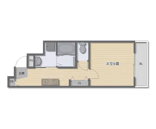 ルポゼ我孫子【4階】の間取り