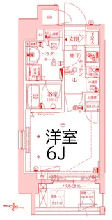クレイシア西横浜グランカリテ【10階】の間取り