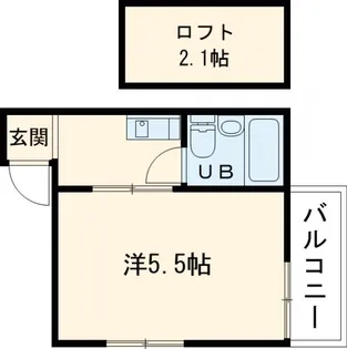 松林堂SK第6マンション【2階】の間取り