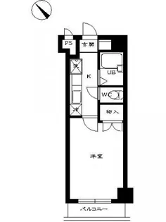 スカイコート田園調布【3階】の間取り