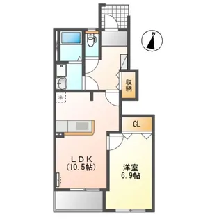 CENTURY椿C【1階】の間取り