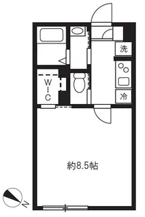 エルファーロ世田谷三宿【3階】の間取り