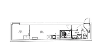 MAXIV CITY神楽坂【2階】の間取り